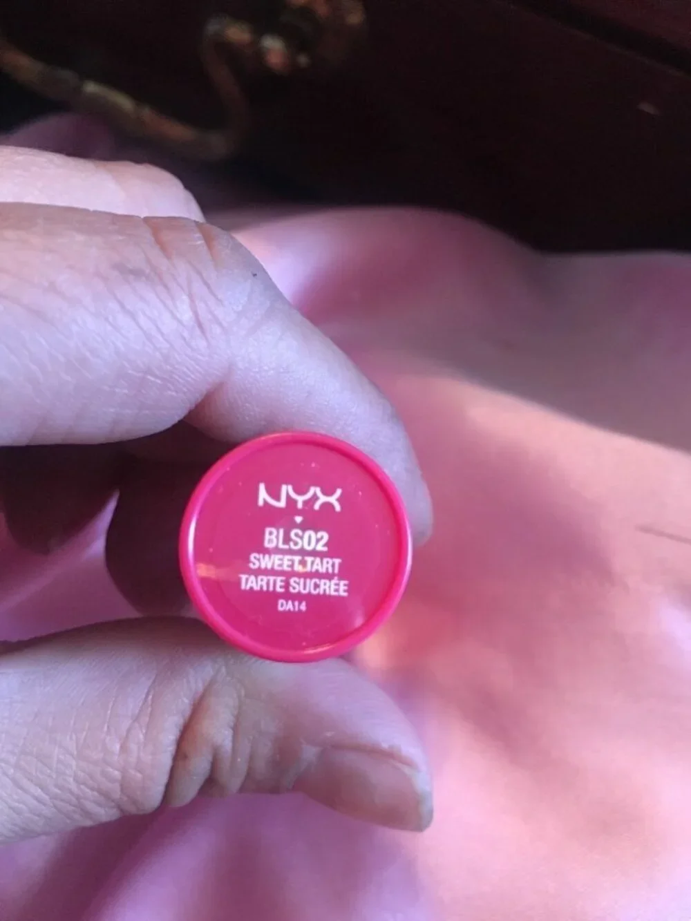 NYX Cosmetics Butter Lipstick SWEET TART BLS02 Brand LIGHT Pink BERRY COLOR